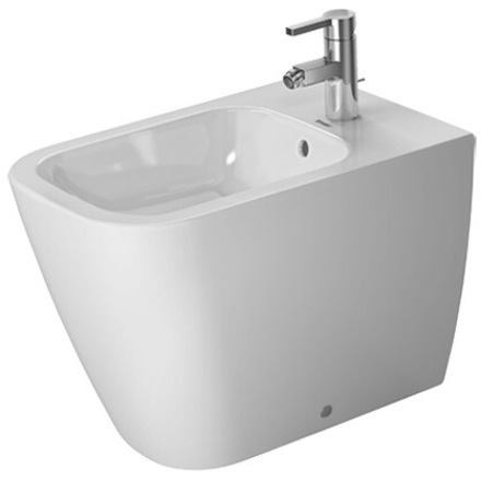 Stand-Bidet HAPPY D.2 Back-to-wall 365x570mm 1 HL weiß