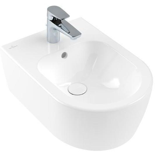 Bidet Wandmodell 370x530mm, übliche Länge, Weiß